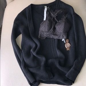 LULULEMON Grey Knit Vestigan